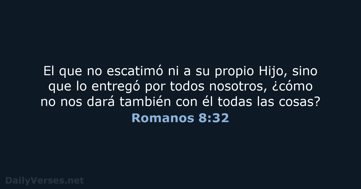 Romanos 8:32 - RVR60
