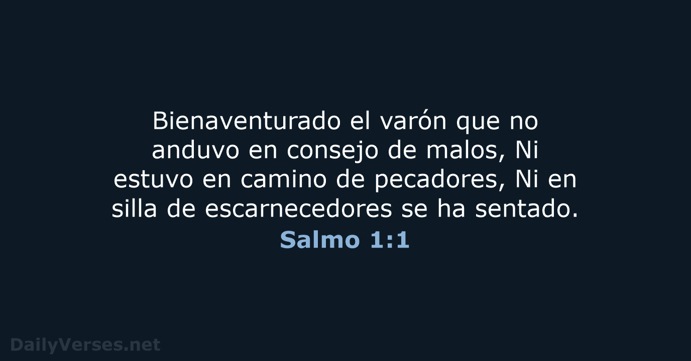 Salmo 1:1 - RVR60