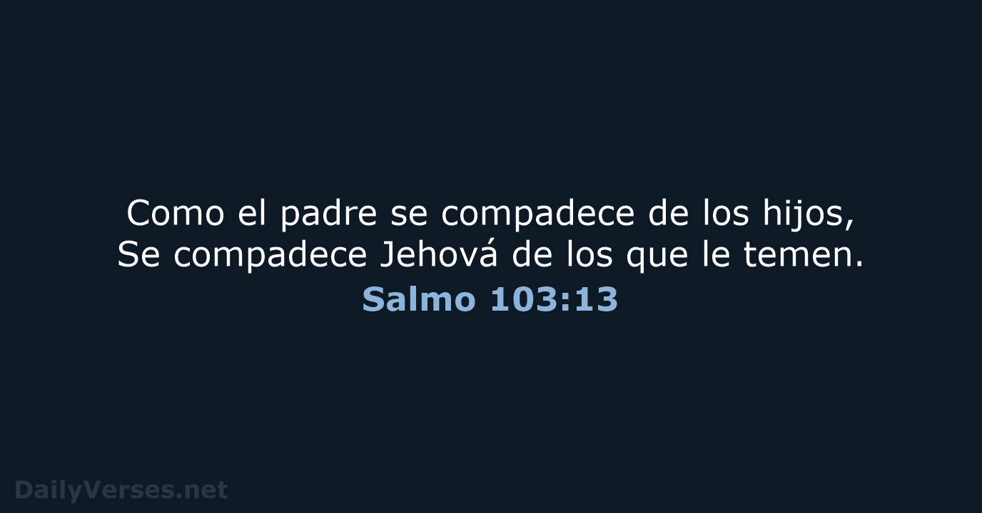 Salmo 103:13 - RVR60