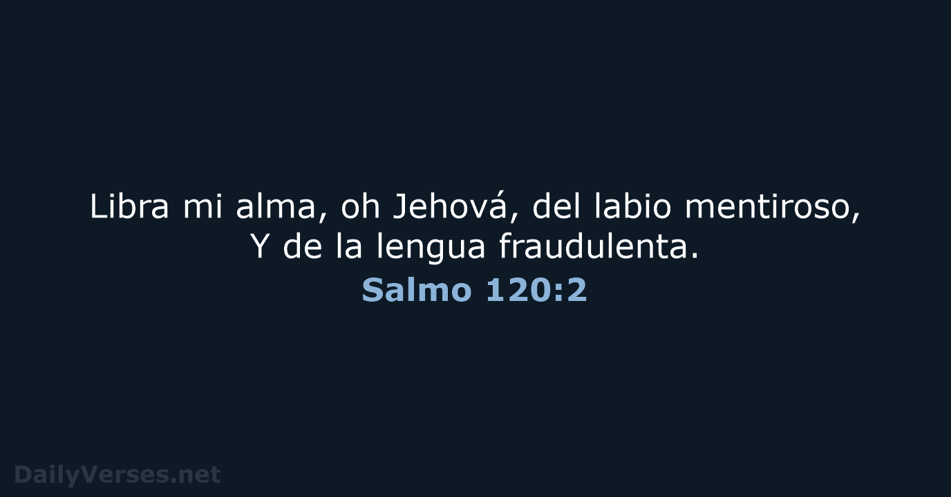 Salmo 120:2 - RVR60