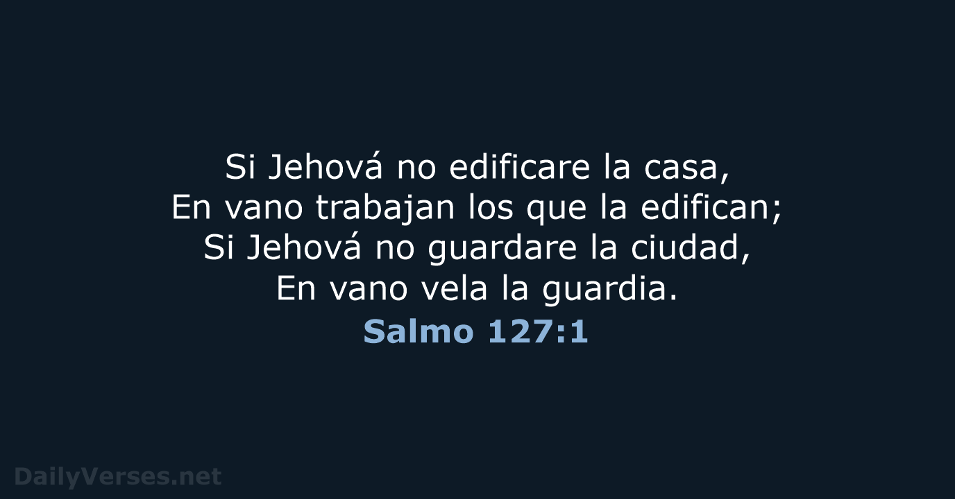 Salmo 127:1 - RVR60
