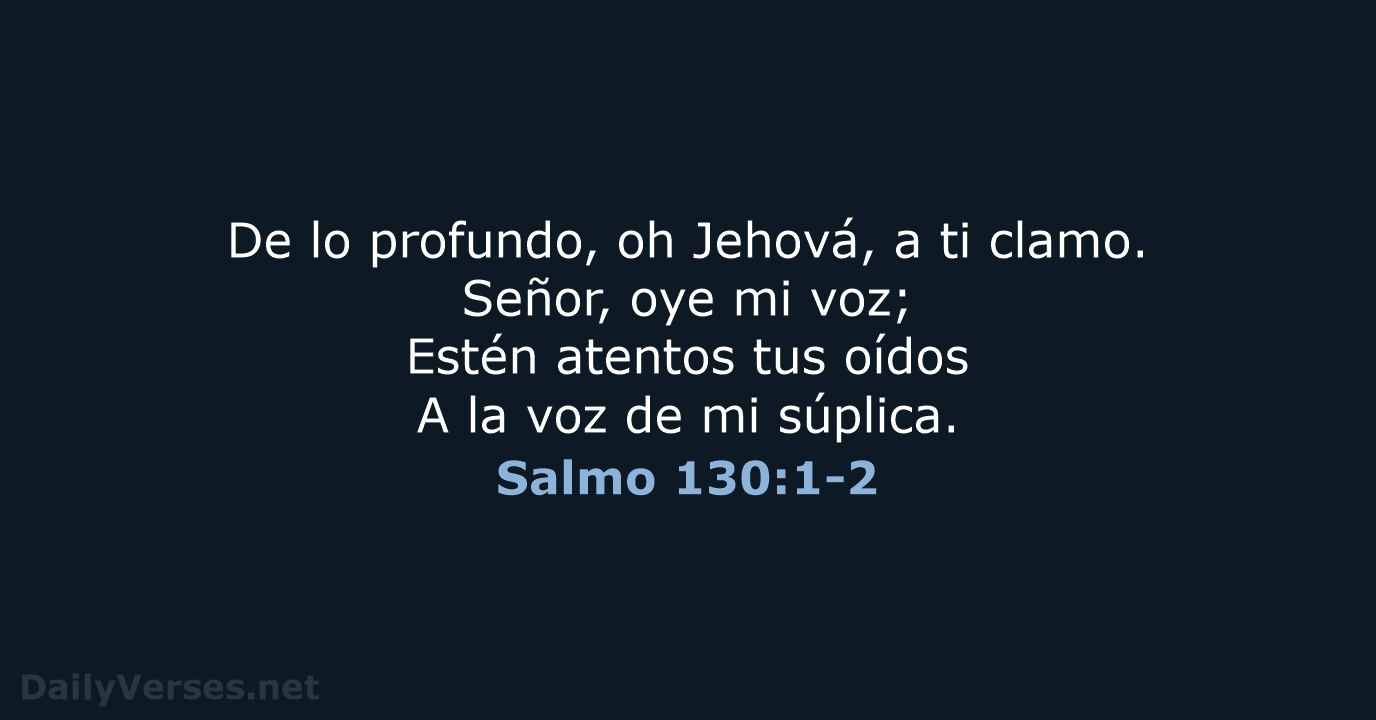 Salmo 130:1-2 - RVR60
