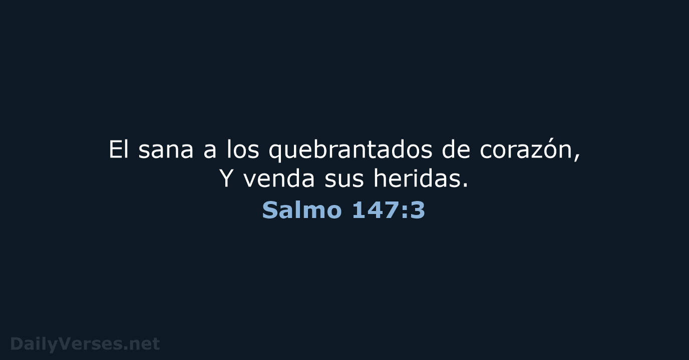 Salmo 147:3 - RVR60