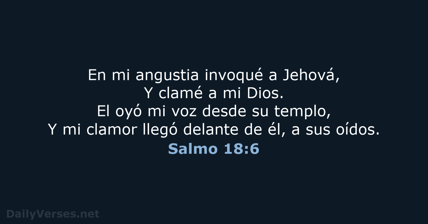 Salmo 18:6 - RVR60