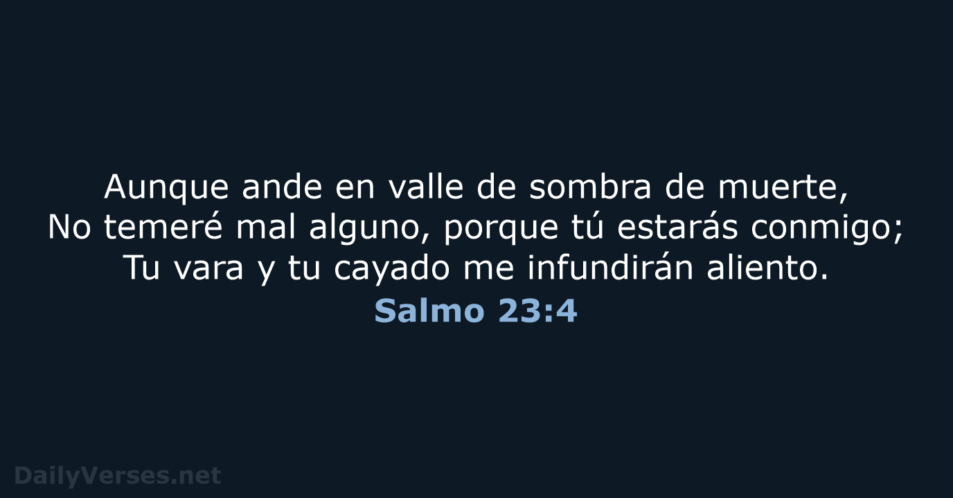 Salmo 23:4 - RVR60
