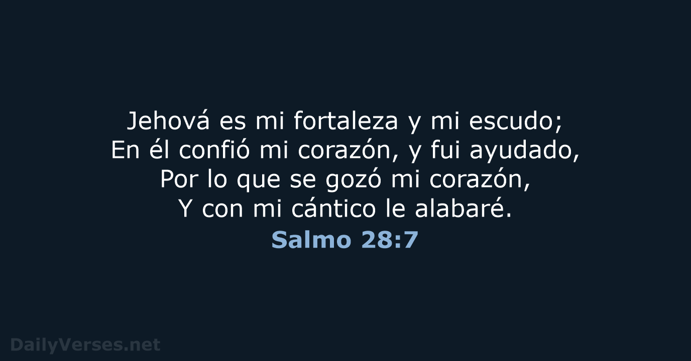 Salmo 28:7 - RVR60