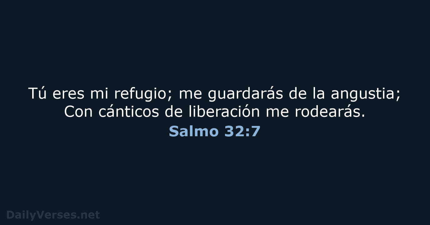 Salmo 32:7 - RVR60