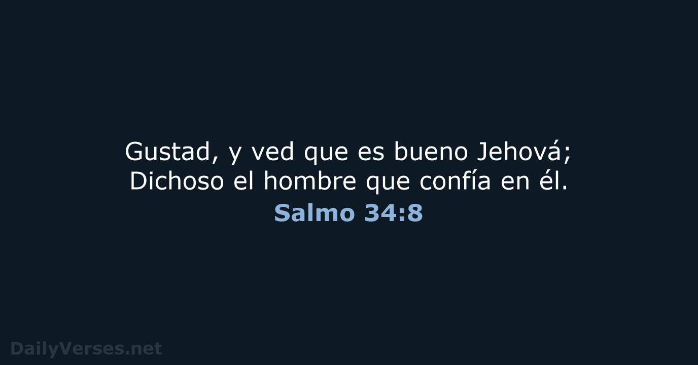 Salmo 34:8 - RVR60
