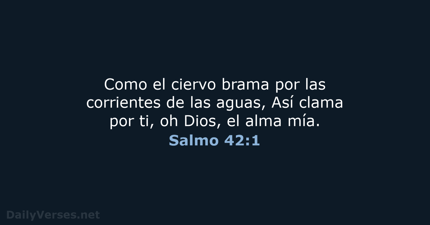 Salmo 42:1 - RVR60