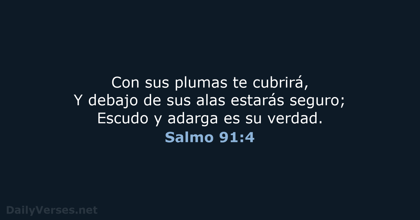 Salmo 91:4 - RVR60