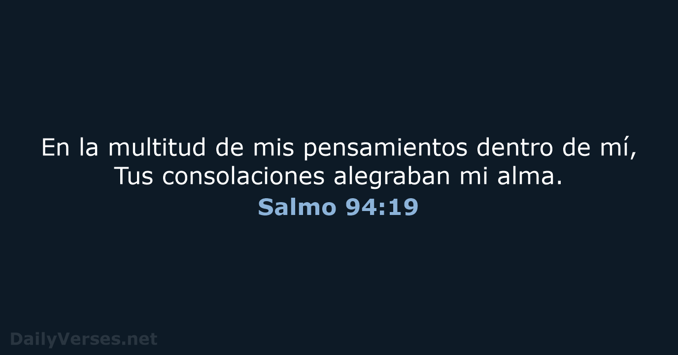 Salmo 94:19 - RVR60