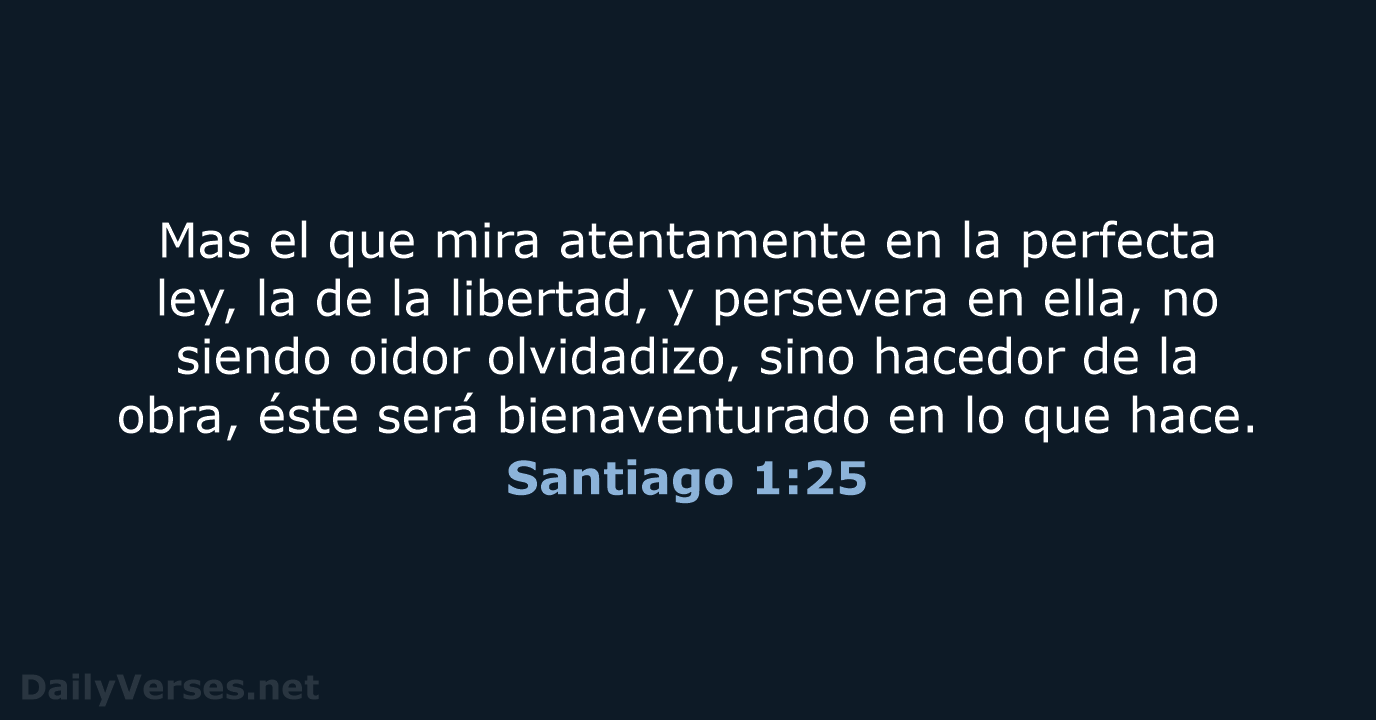 Santiago 1:25 - RVR60