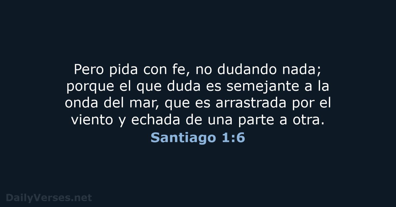 Santiago 1:6 - RVR60