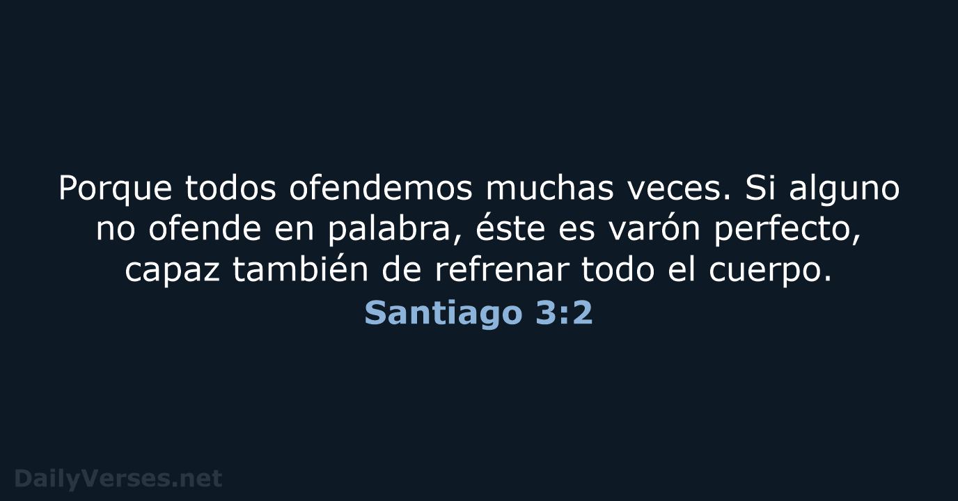 Santiago 3:2 - RVR60