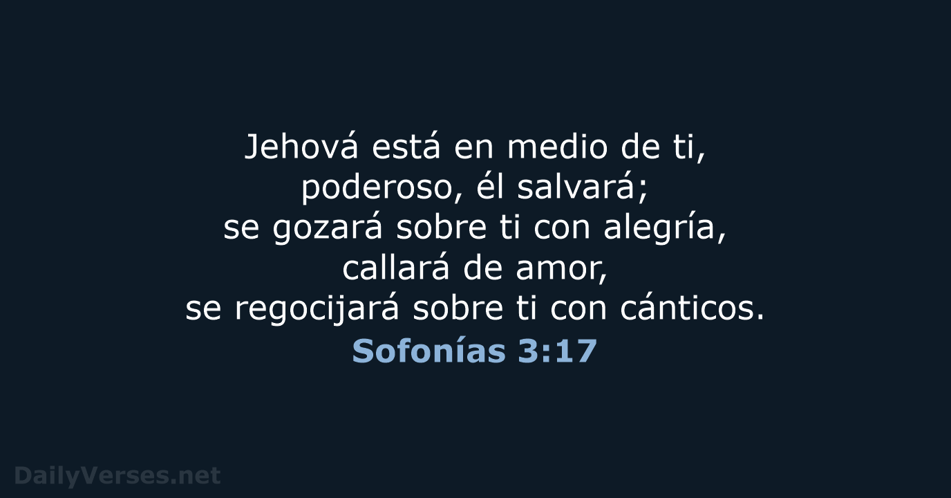 Sofonías 3:17 - RVR60
