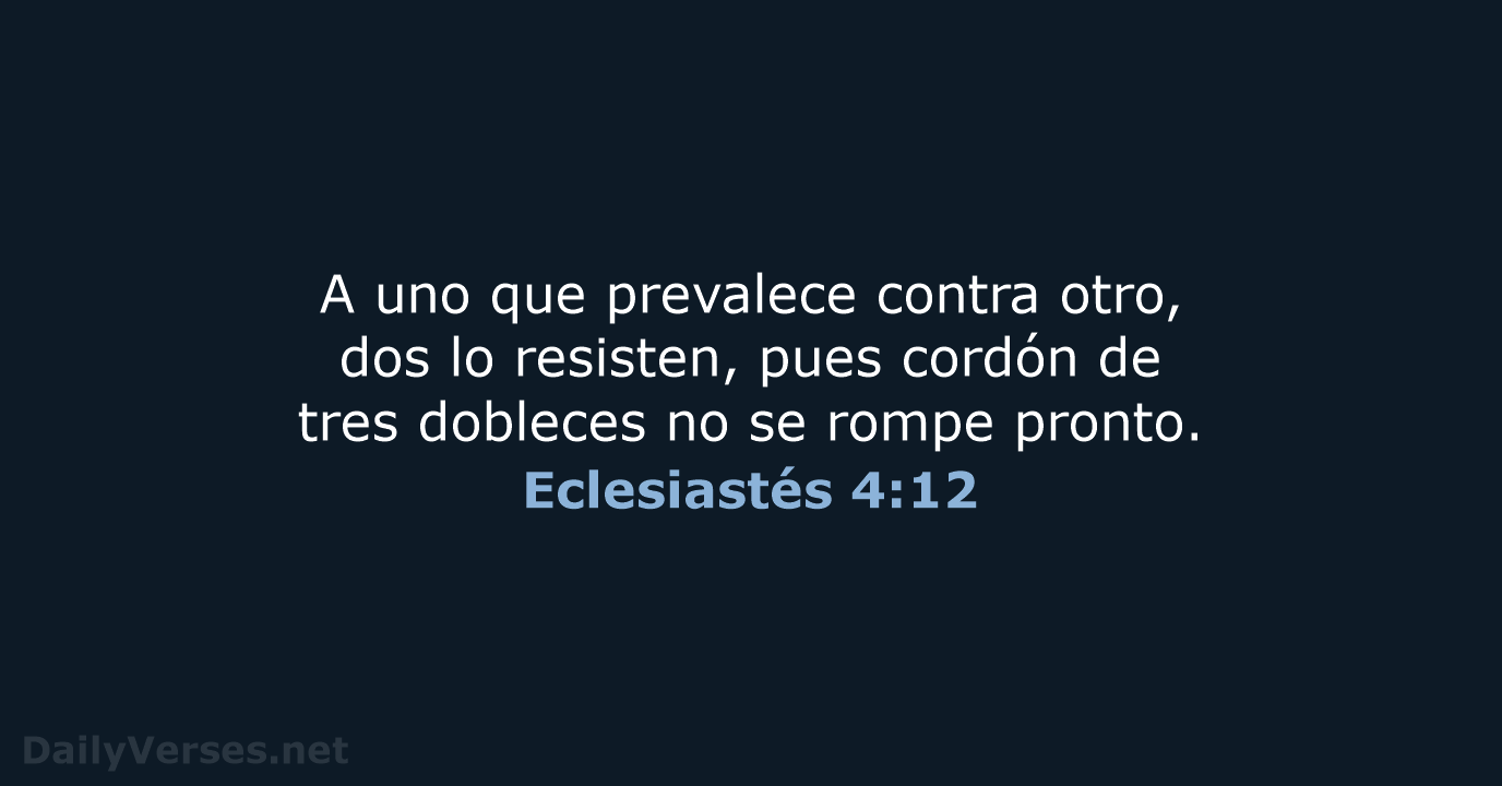 Eclesiastés 4:12 - RVR95