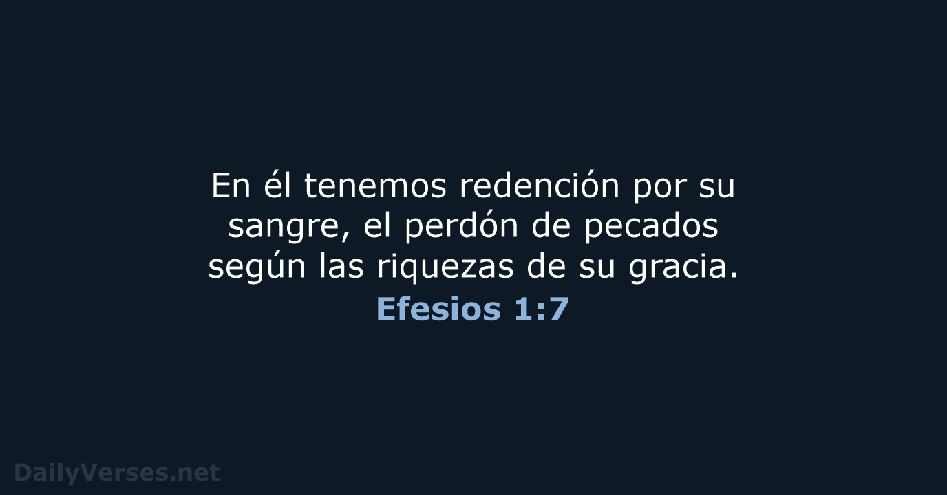 Efesios 1:7 - RVR95