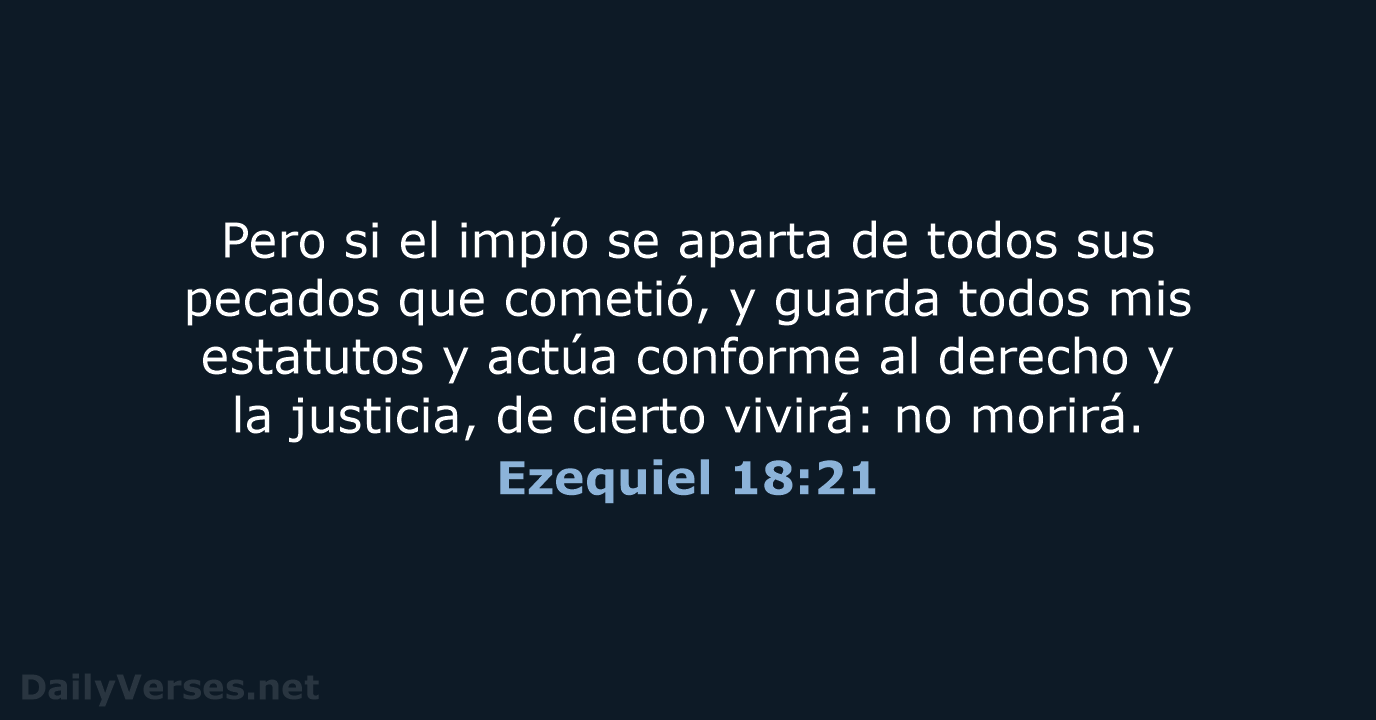 Ezequiel 18:21 - RVR95