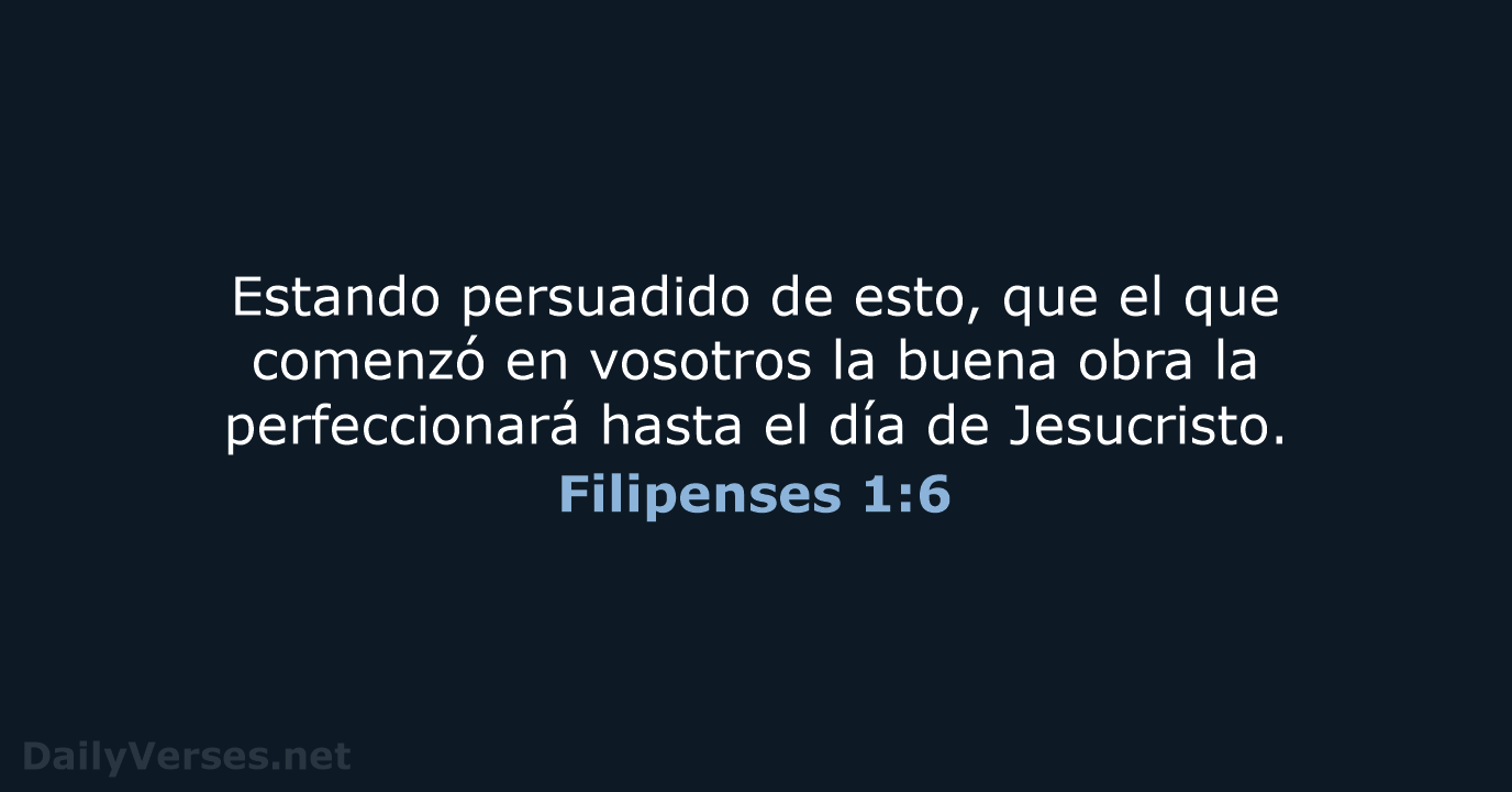 Filipenses 1:6 - RVR95
