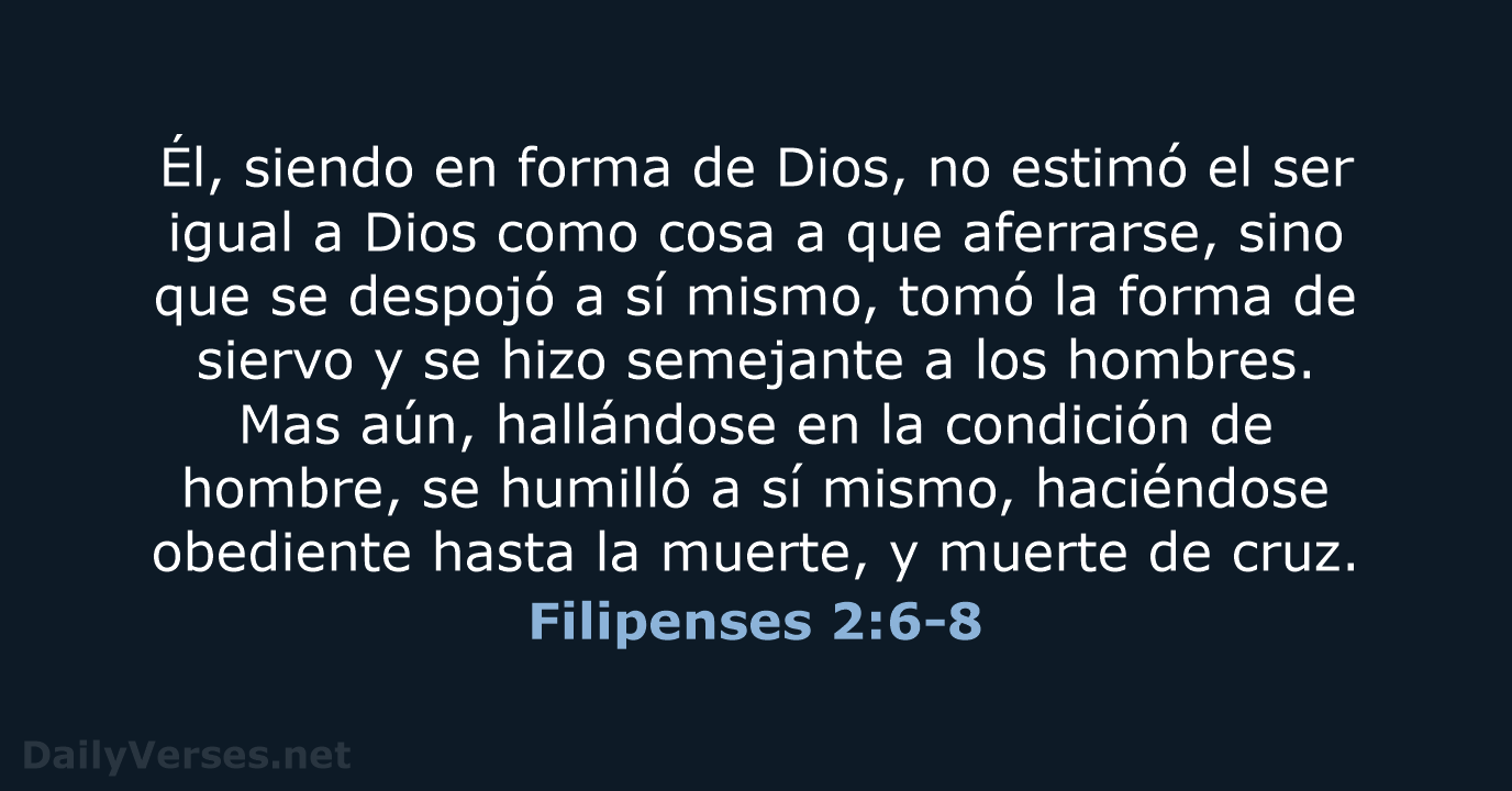Filipenses 2:6-8 - RVR95