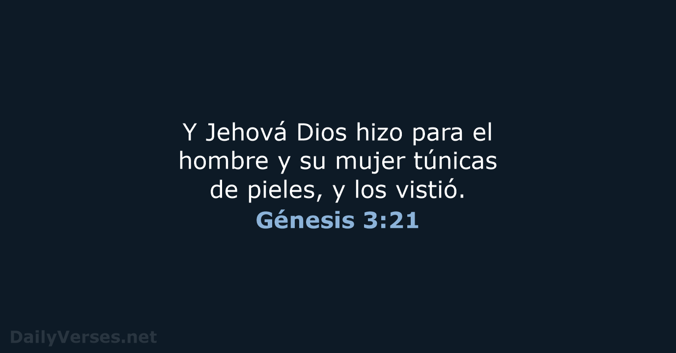 Génesis 3:21 - RVR95