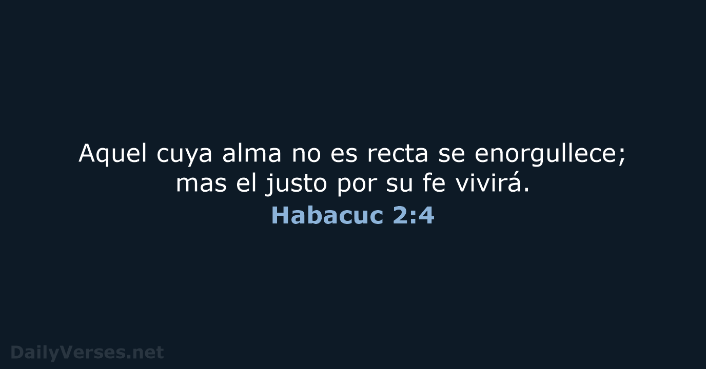 Habacuc 2:4 - RVR95