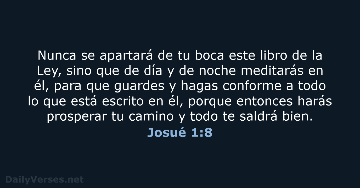 Josué 1:8 - RVR95