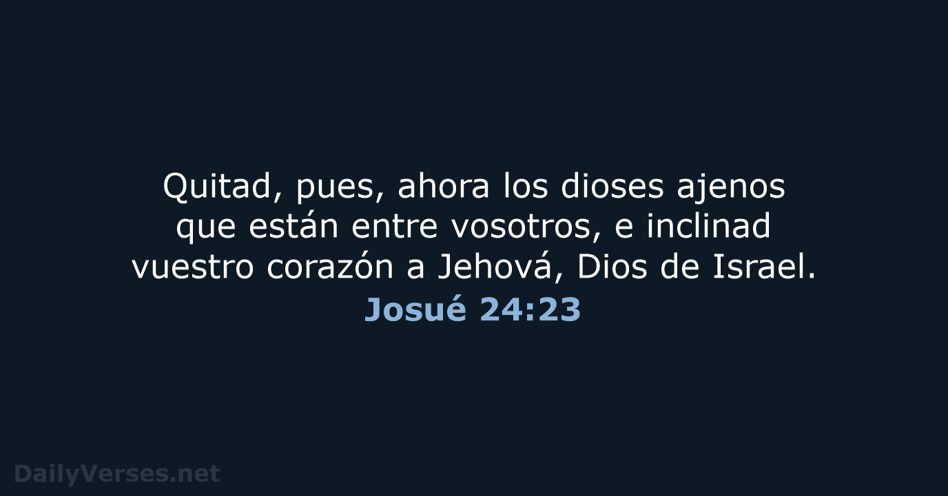 Josué 24:23 - RVR95