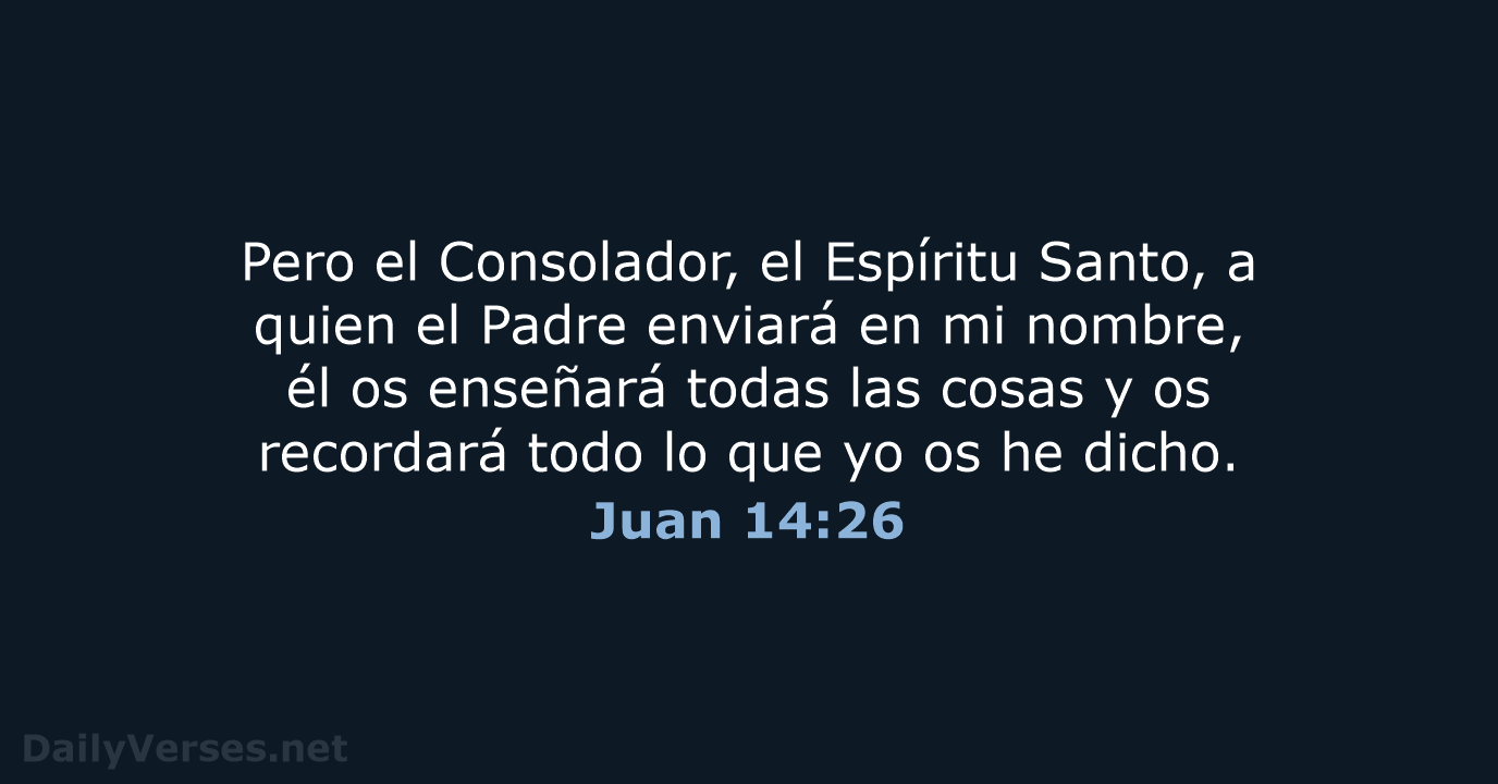 Juan 14:26 - RVR95