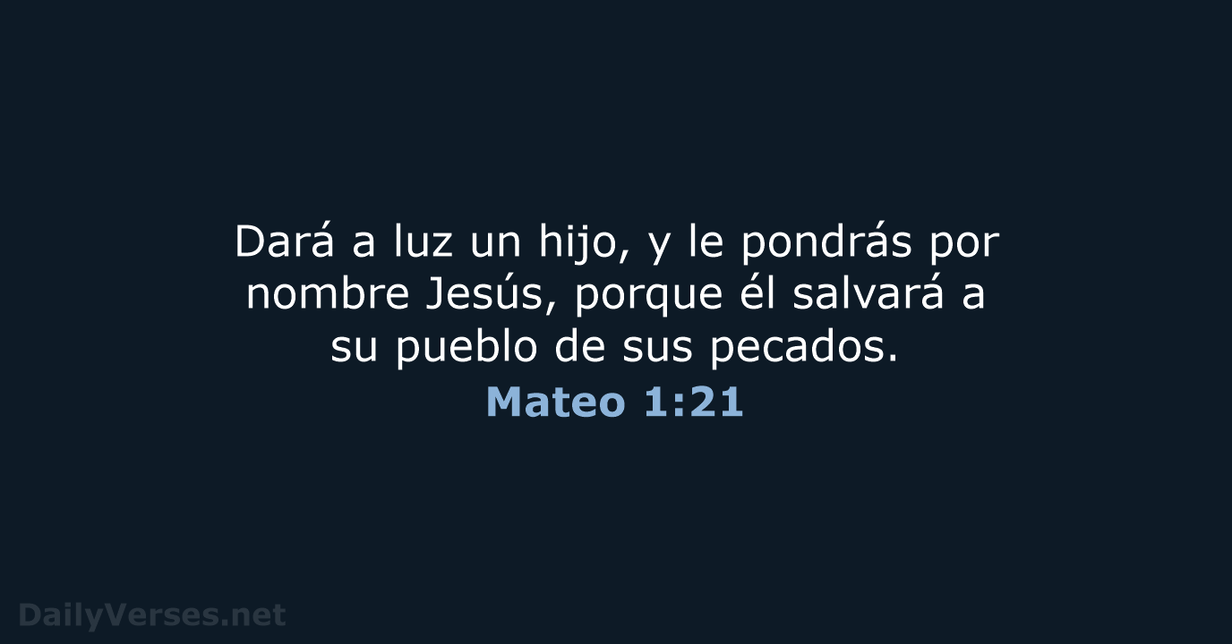 Mateo 1:21 - RVR95