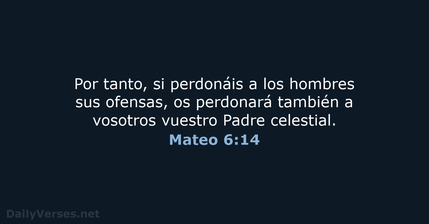 Mateo 6:14 - RVR95