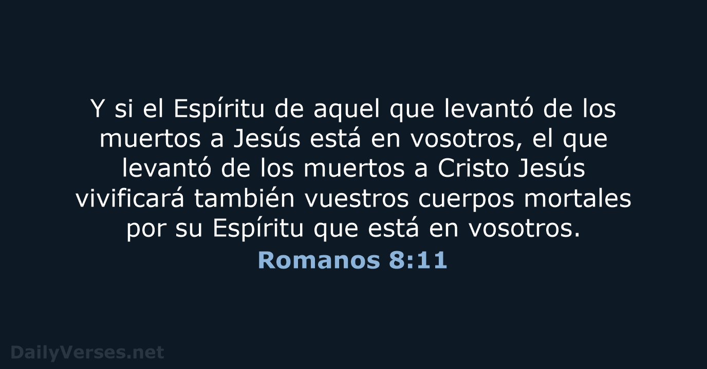 Romanos 8:11 - RVR95
