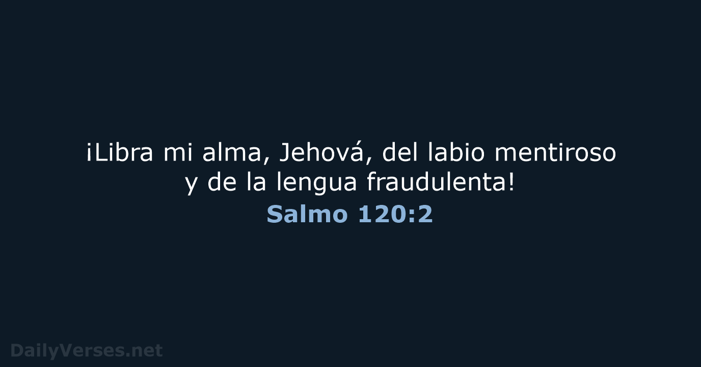 Salmo 120:2 - RVR95