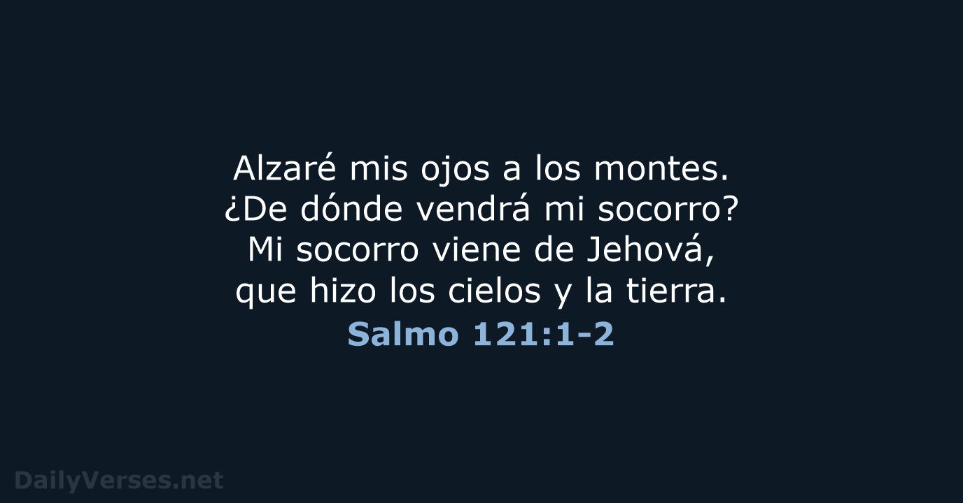 Salmo 121:1-2 - RVR95