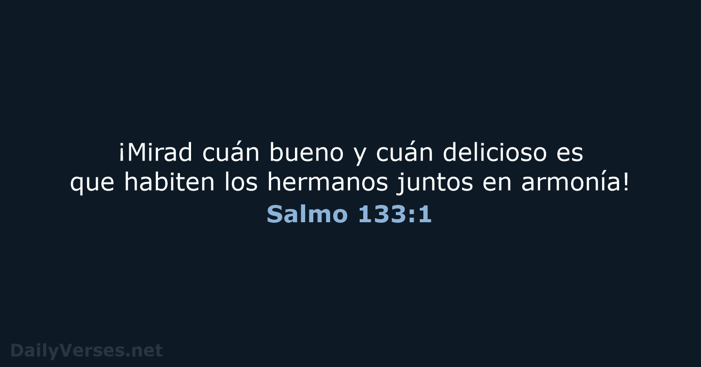 Salmo 133:1 - RVR95