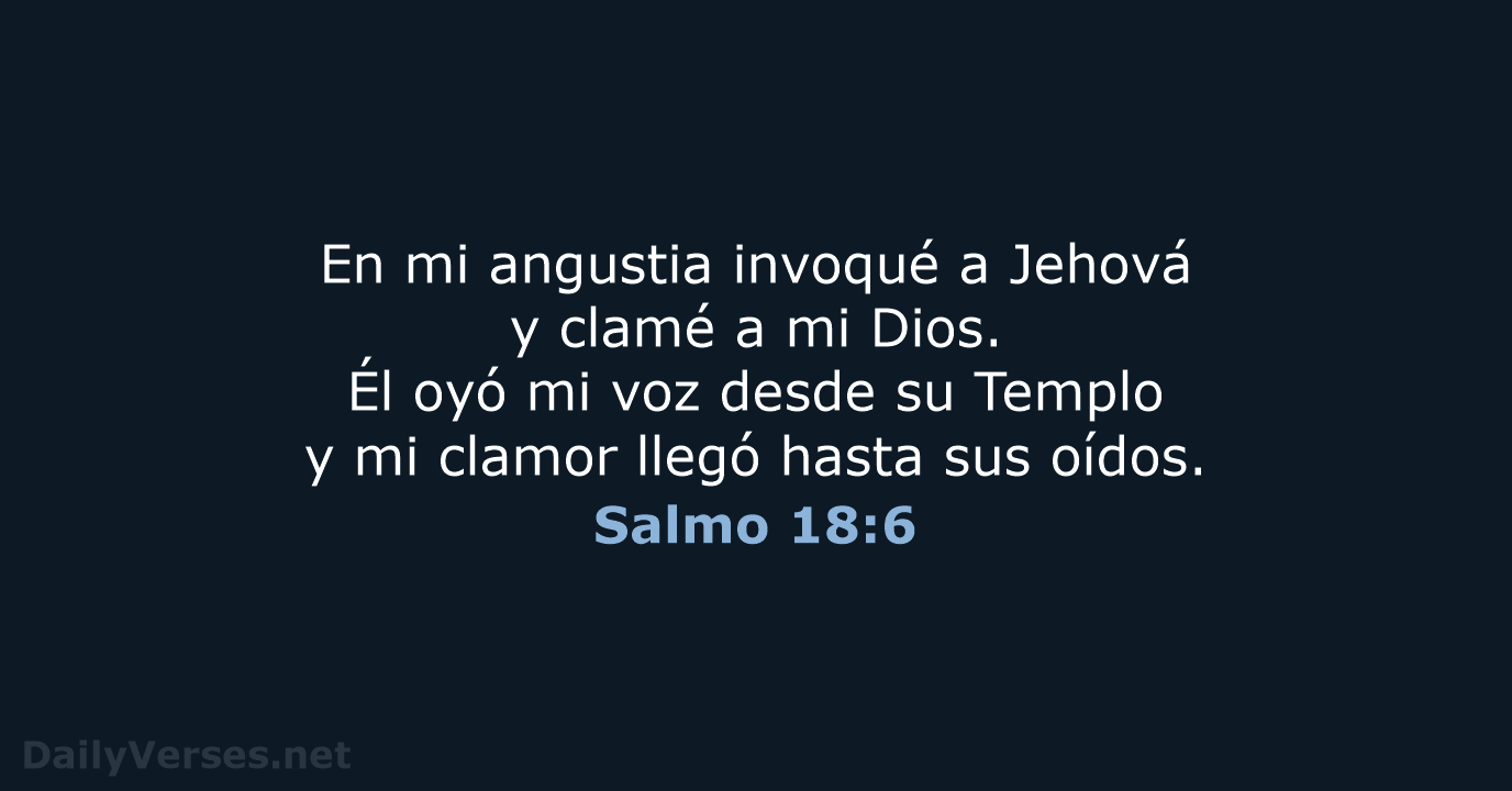 Salmo 18:6 - RVR95