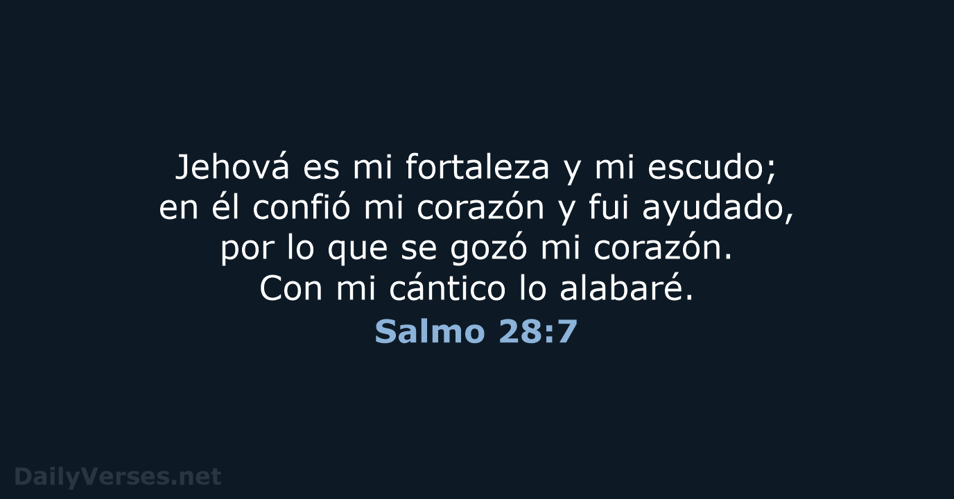 Salmo 28:7 - RVR95