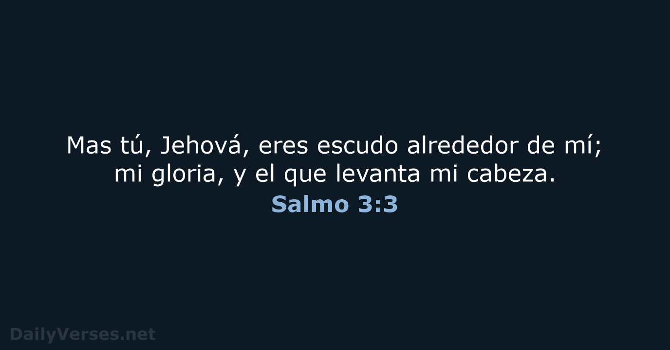 Salmo 3:3 - RVR95