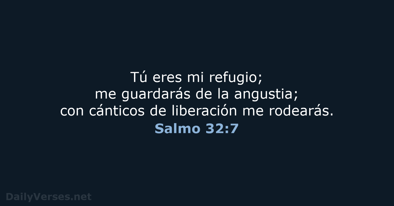 Salmo 32:7 - RVR95
