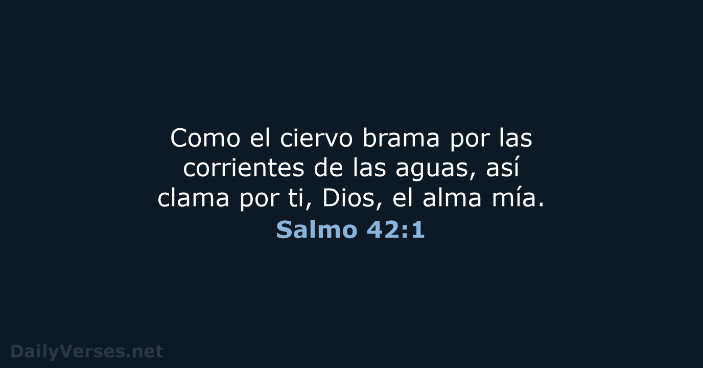 Salmo 42:1 - RVR95
