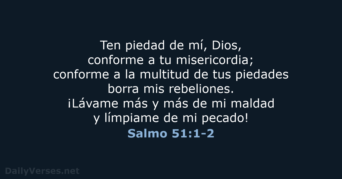 Salmo 51:1-2 - RVR95