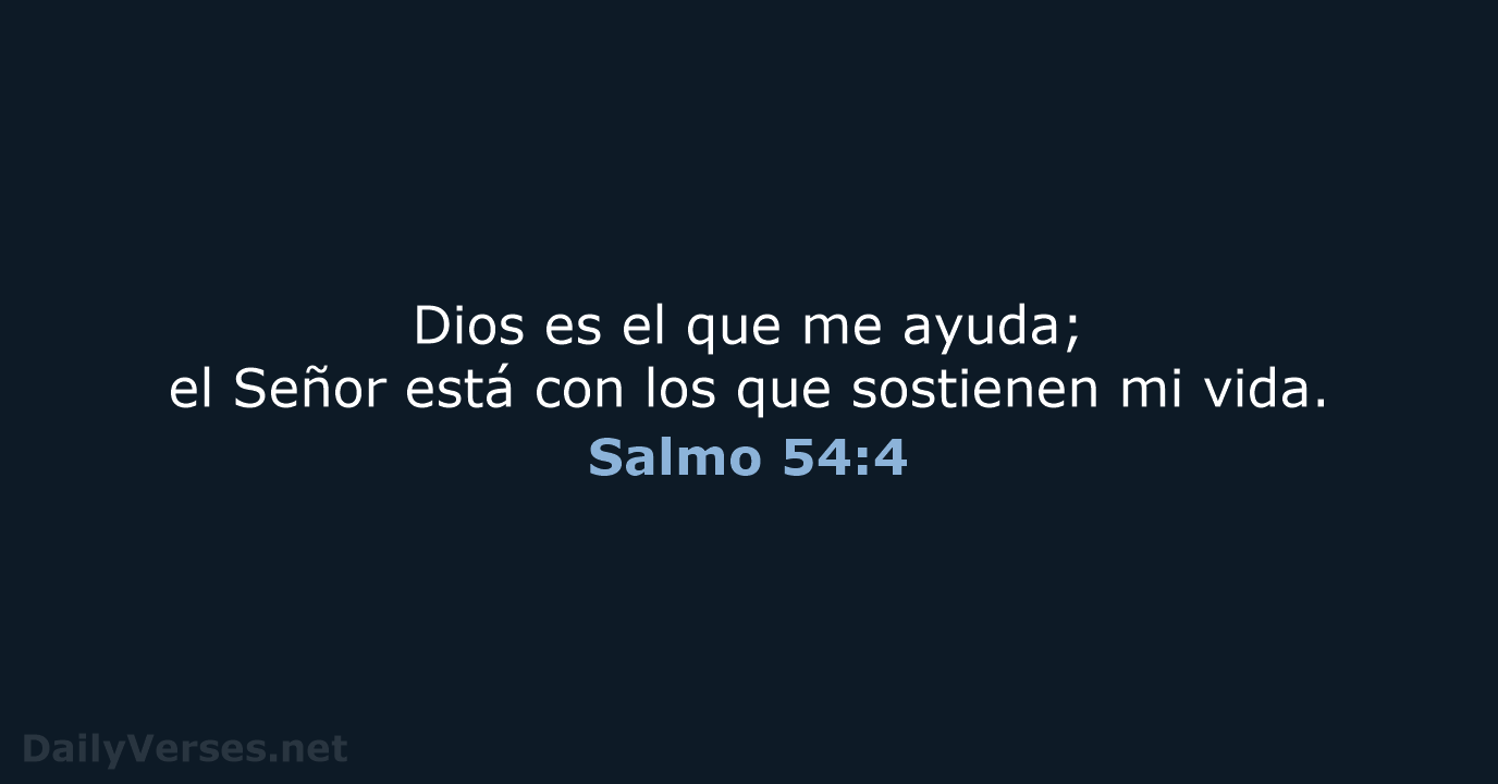 Salmo 54:4 - RVR95