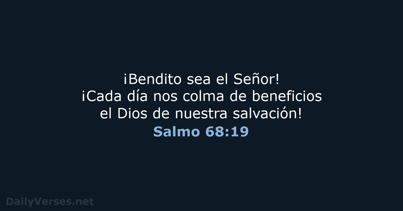 Salmo 68:19 - RVR95