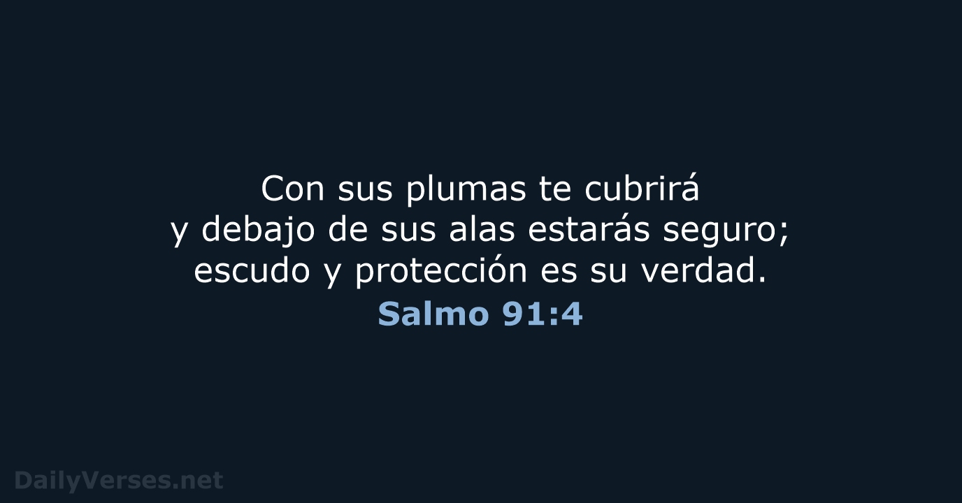 Salmo 91:4 - RVR95