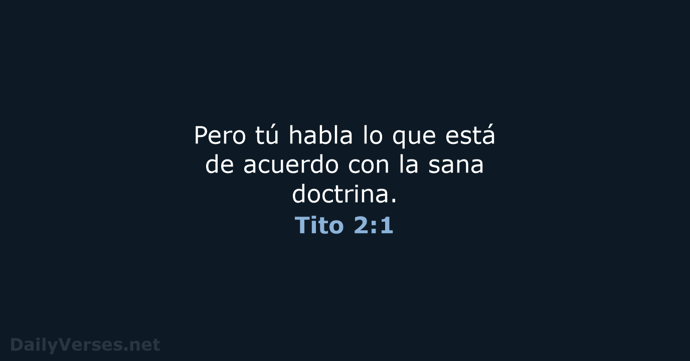 Tito 2:1 - RVR95