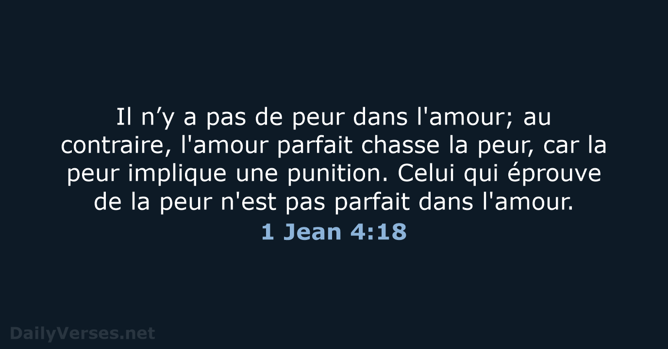 1 Jean 4:18 - SG21