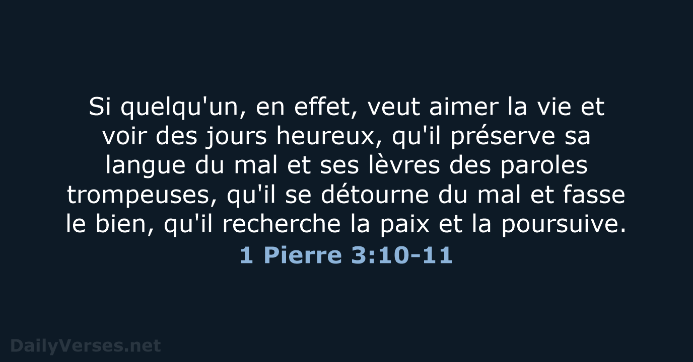 1 Pierre 3:10-11 - SG21
