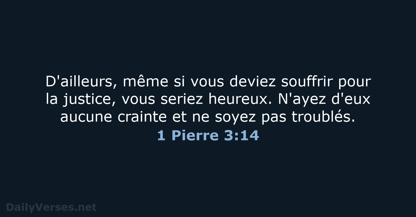 1 Pierre 3:14 - SG21