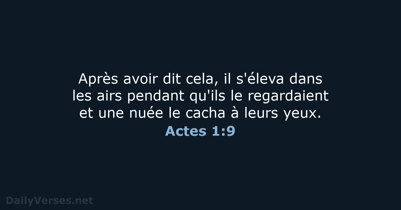 Actes 1:9 - SG21