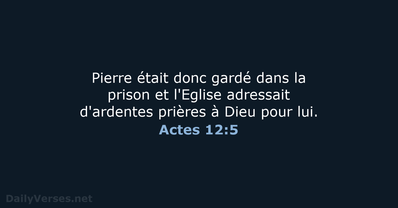 Actes 12:5 - SG21